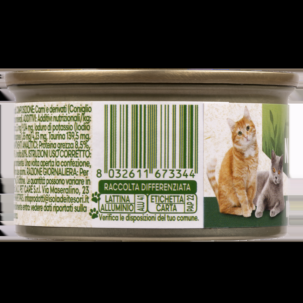 Naturalpet Cat Adult Mousse con Coniglio 85 gr 000142370 Lightning offer