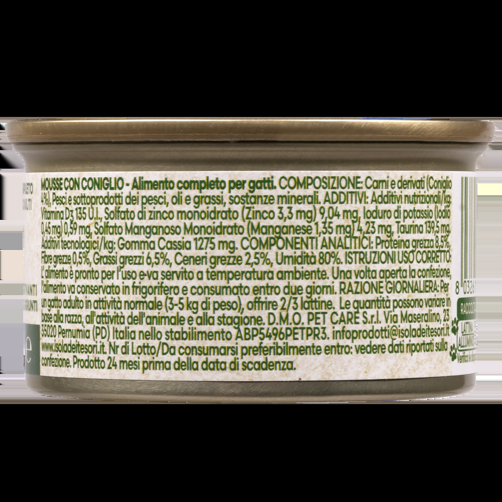 Naturalpet Cat Adult Mousse con Coniglio 85 gr 000142370 Lightning offer