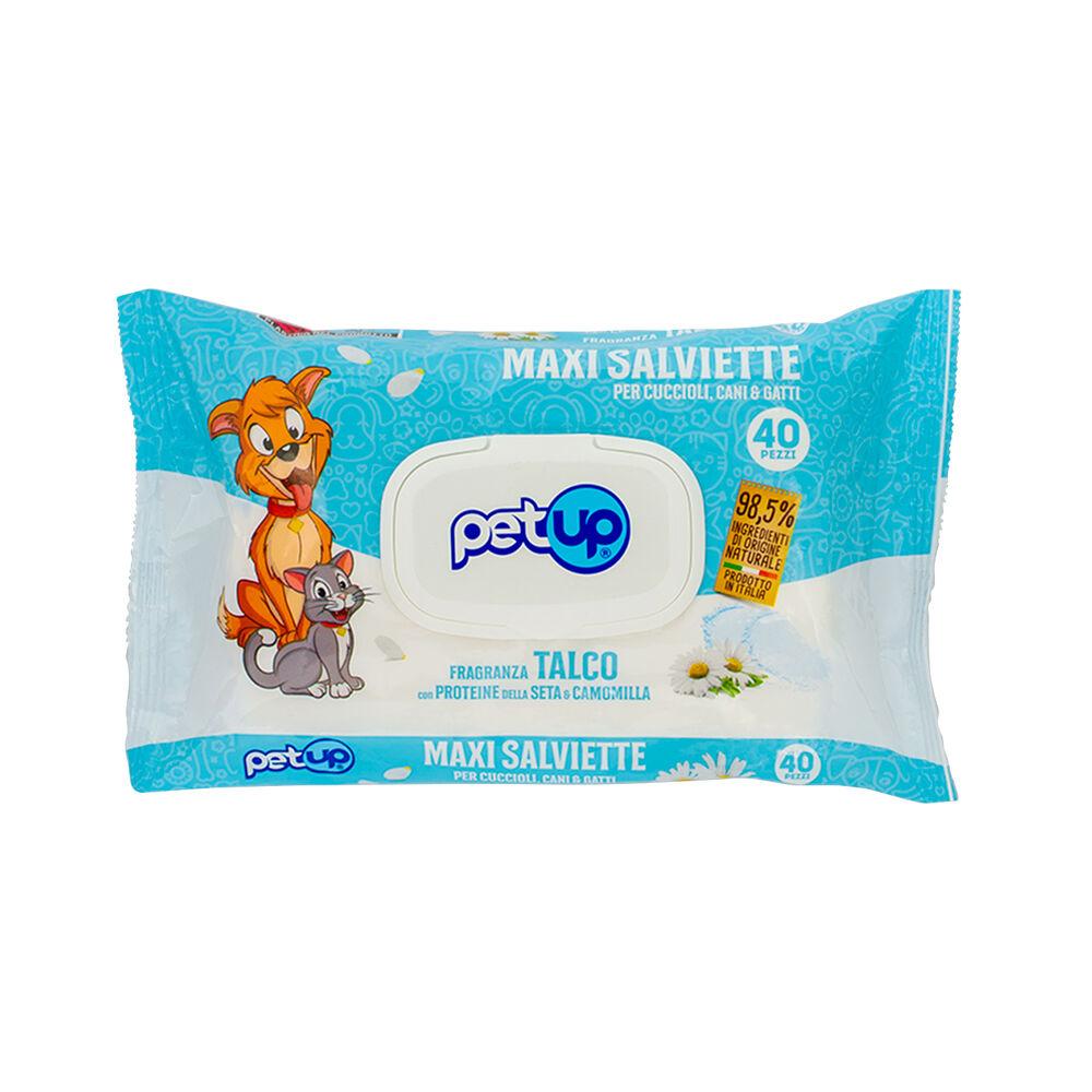 Petup Maxi Salviette con Talco 40 pz 000181433 Grandi sconti