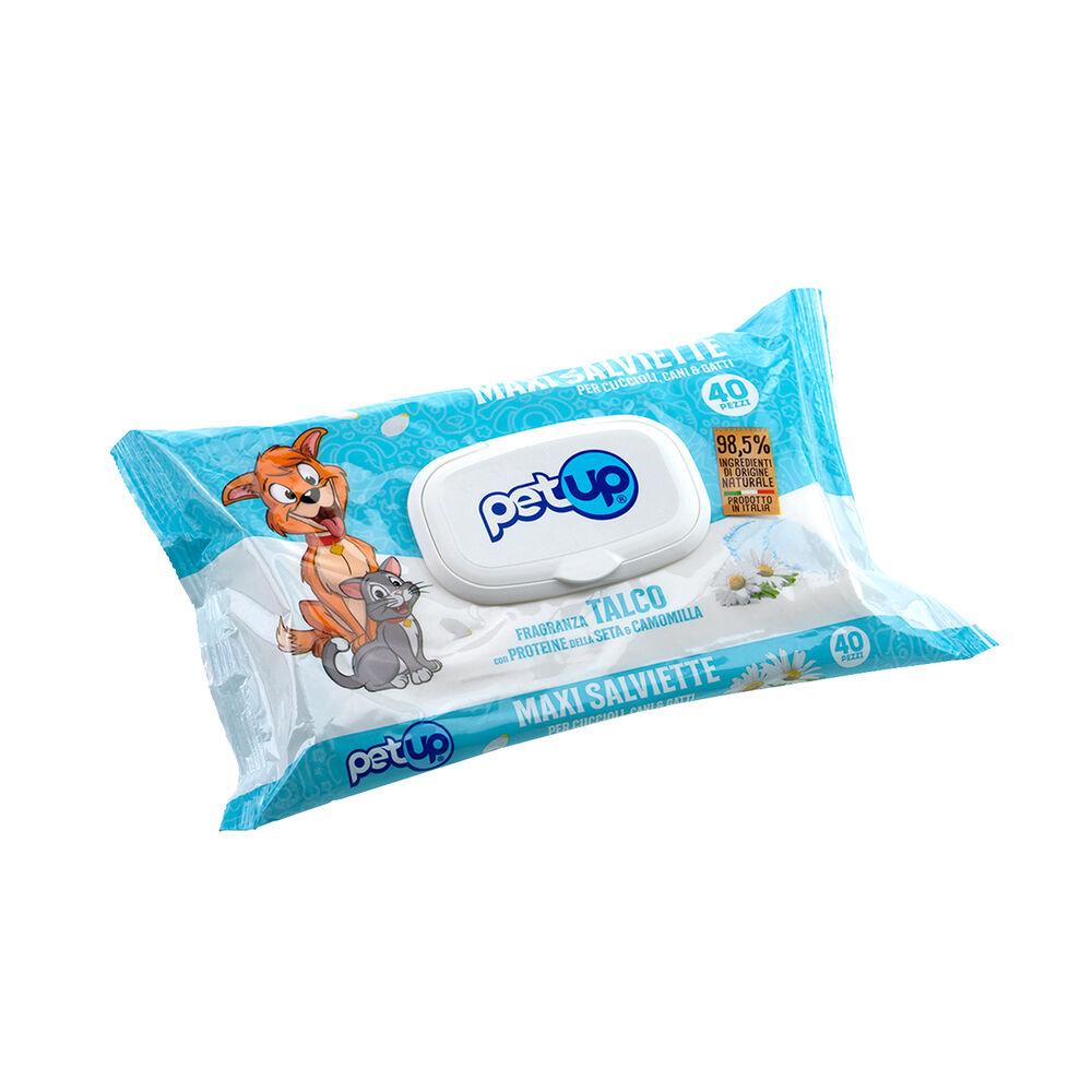 Petup Maxi Salviette con Talco 40 pz 000181433 Grandi sconti