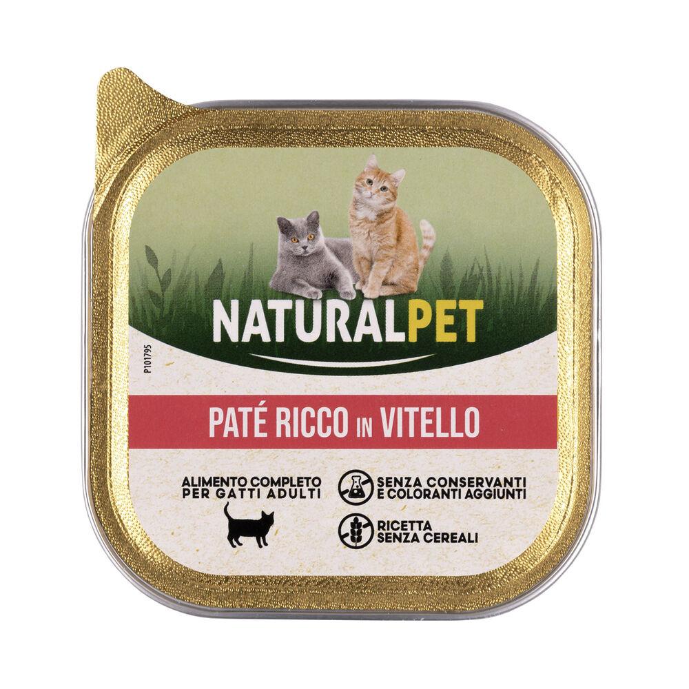 Naturalpet Cat Adult Paté ricco in Vitello 100gr 000142828
