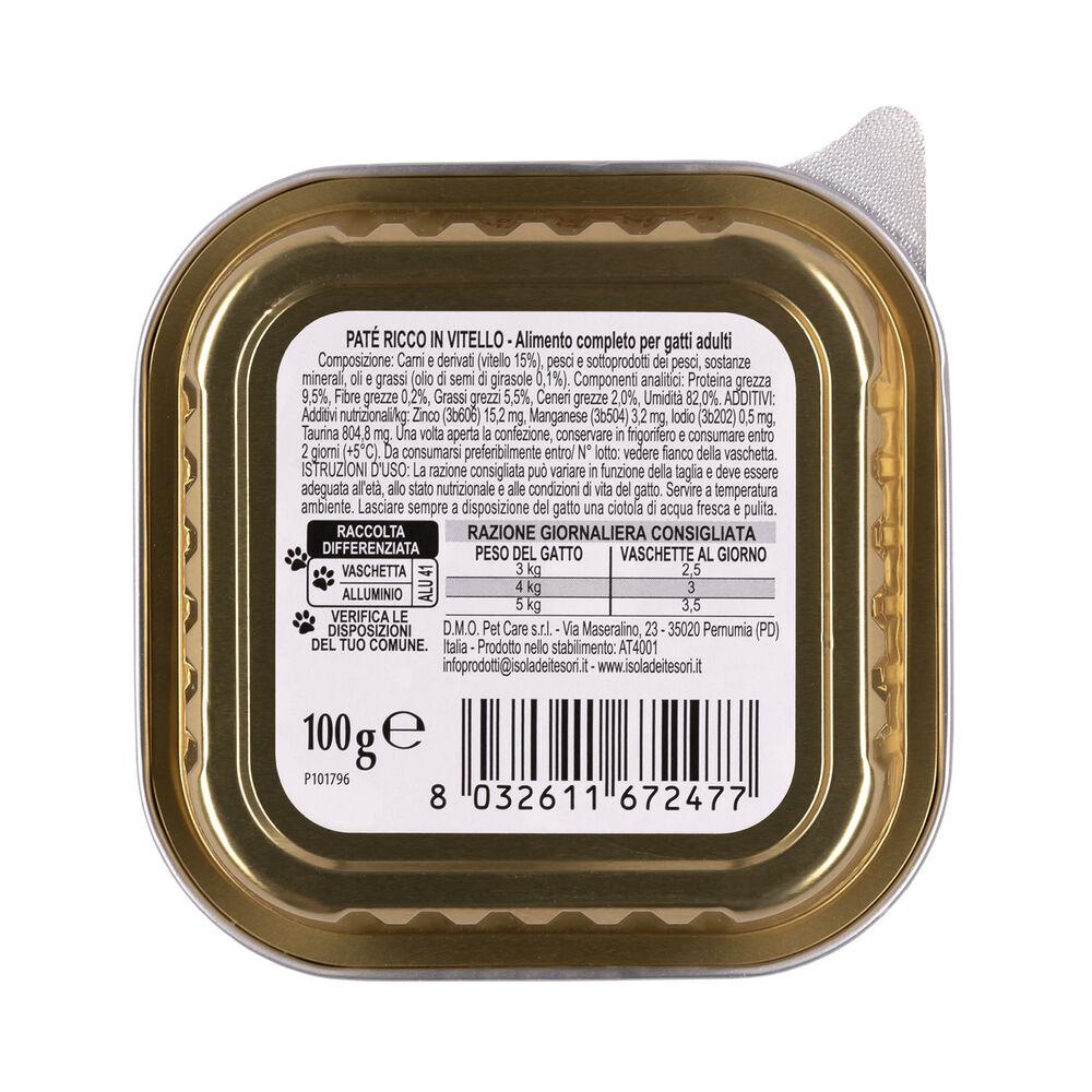Naturalpet Cat Adult Paté ricco in Vitello 100gr 000142828 Nuovi prodotti