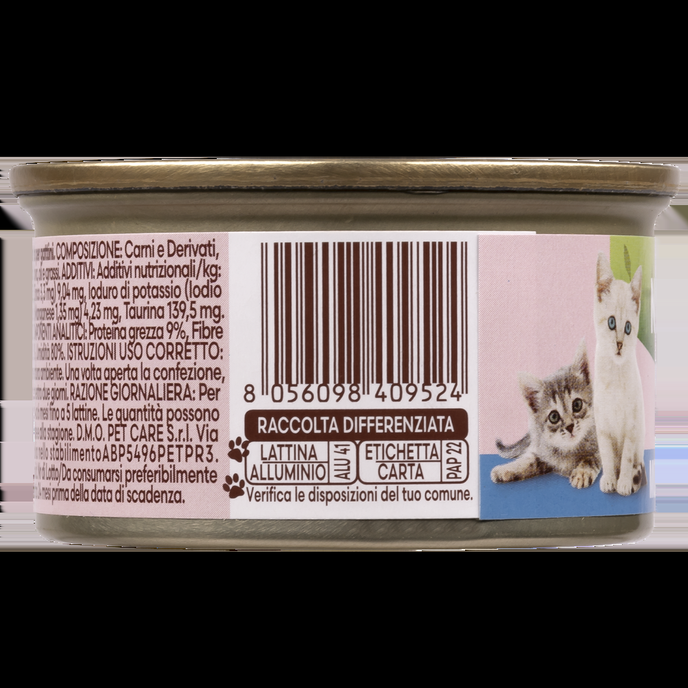 Naturalpet Kitten Prime Orme Mousse con Pesce Bianco 85 gr 000143686 Bestseller