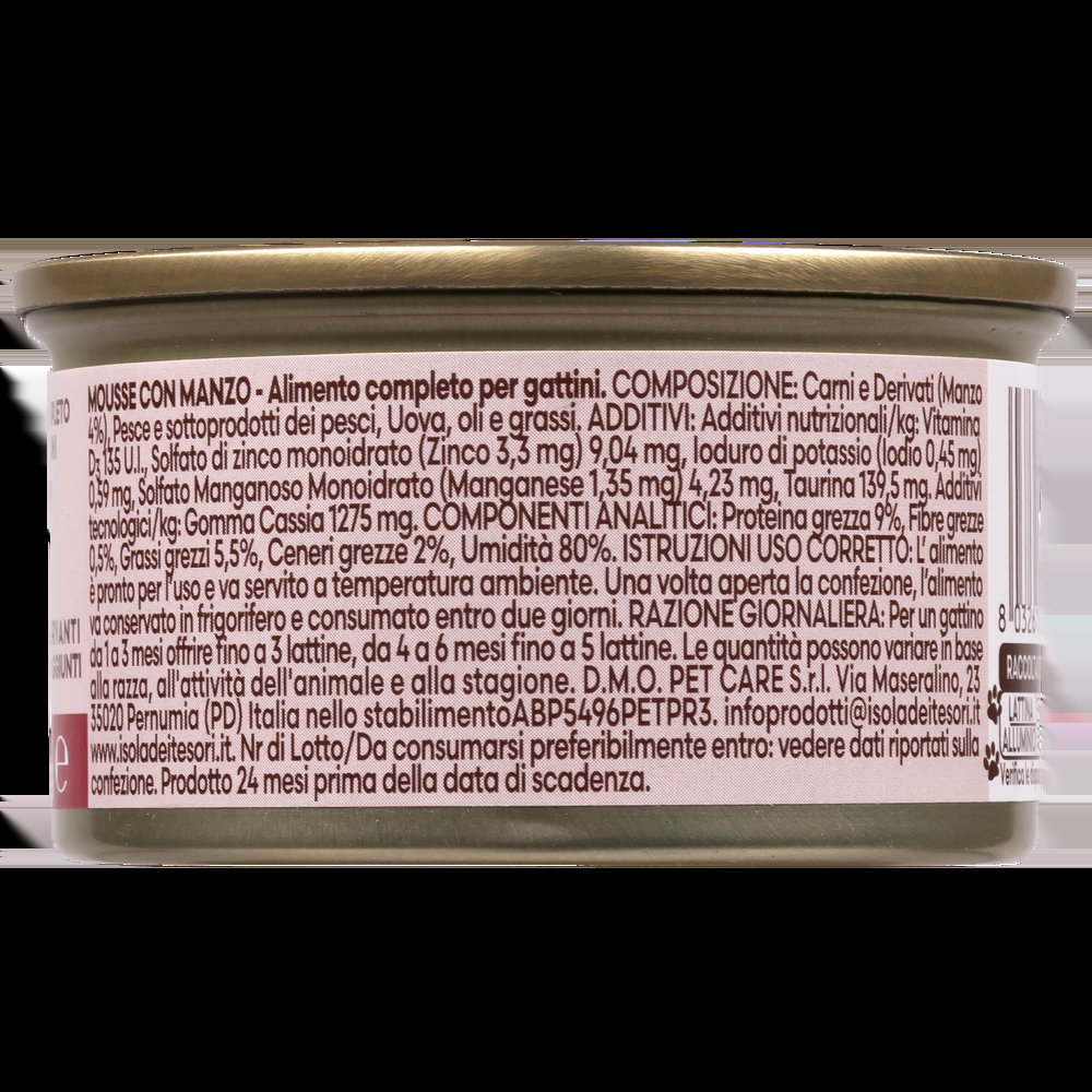 Naturalpet Prime Orme Kitten Mousse Manzo 85 gr 000143658 Super Saving Price