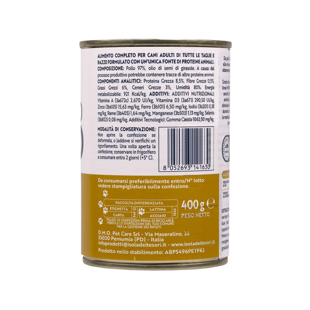 Monopro Dog Adult All Breeds Patè Pollo 400 gr 000126845 Ritorno libero