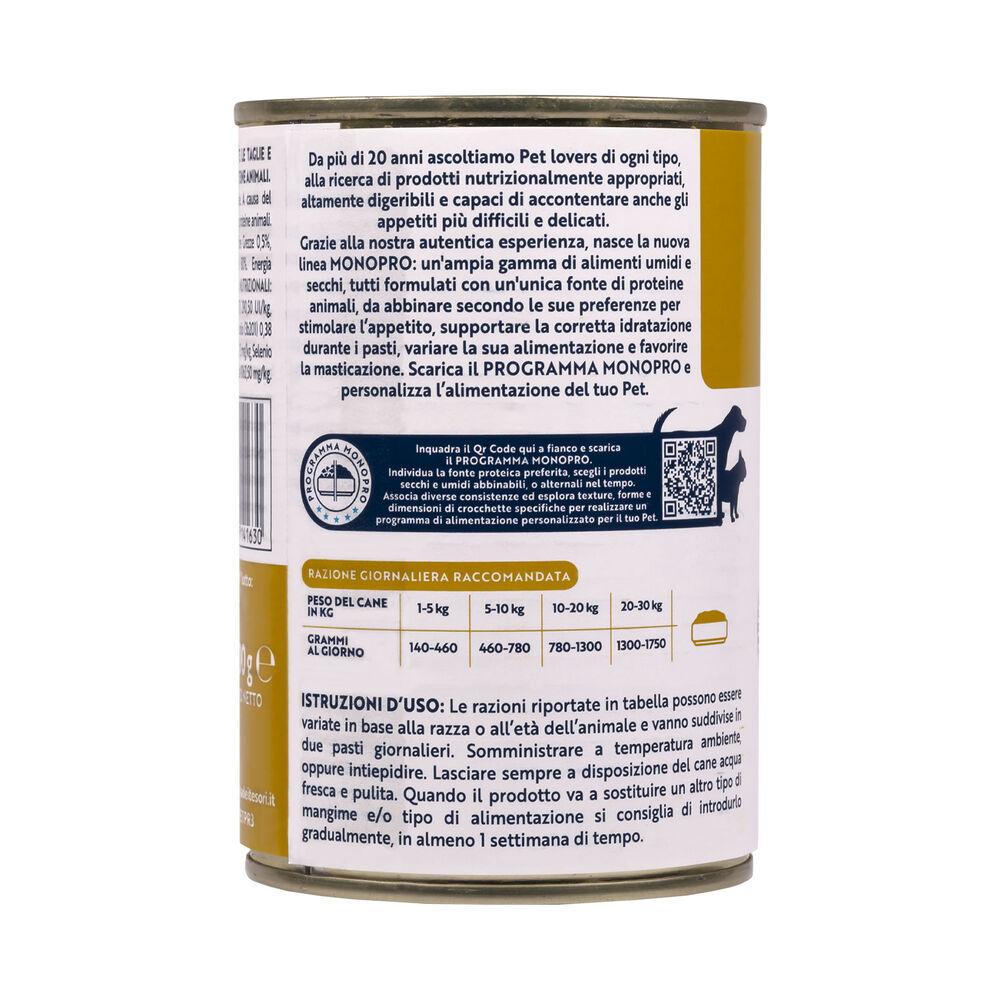 Monopro Dog Adult All Breeds Patè Pollo 400 gr 000126845 Ritorno libero