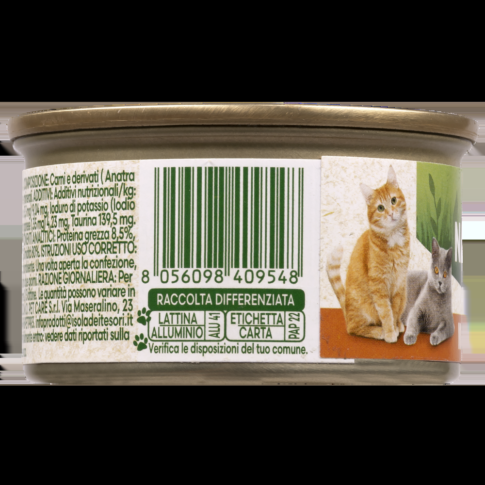 Naturalpet Cat Adult Mousse con Anatra 85 gr 000143679 Rilascio limitato