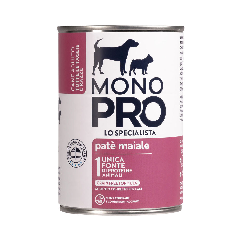 Monopro Dog Adult All breeds Maiale 400 gr 000126860