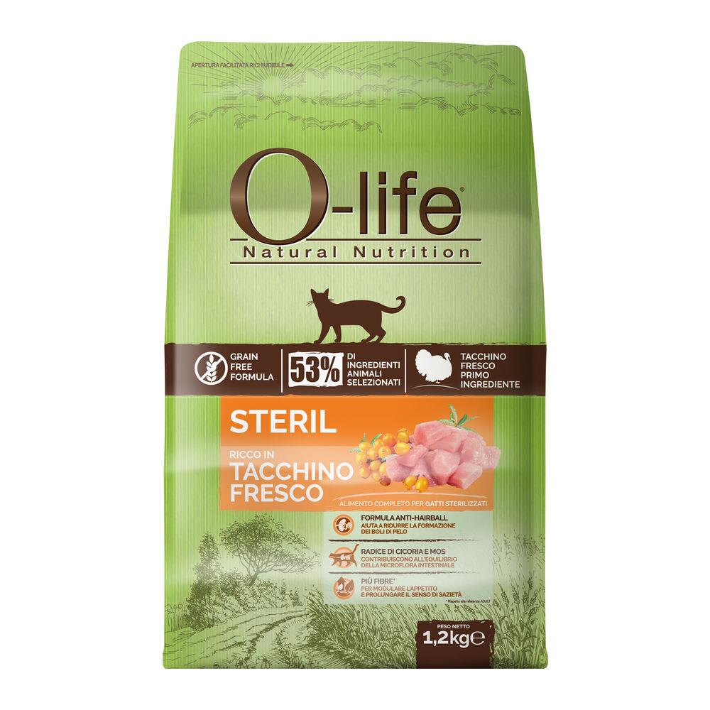 O-life Cat Adult Sterilised con Tacchino 1 2 Kg 000140863