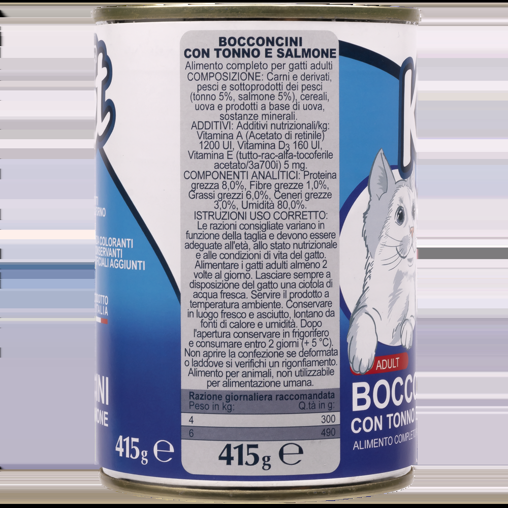 Ket Adult All breeds Bocconcini Tonno e Salmone 415 gr 000143639 Fino al 65% di sconto