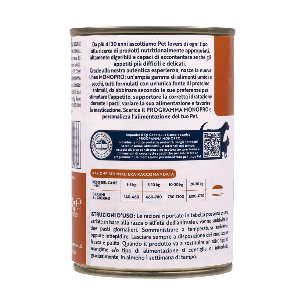Monopro Dog All Breeds Paté Anatra 400gr 000126799 Only for today