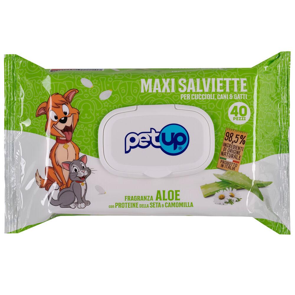 Petup Maxi Salviette con Aloe 40 pz 000181564 Offerta speciale della fabbrica