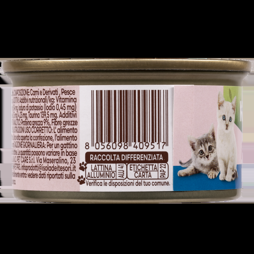 Naturalpet Kitten Prime Orme Mousse con Tonno 85 gr 000143685 Solo un giorno rimasto