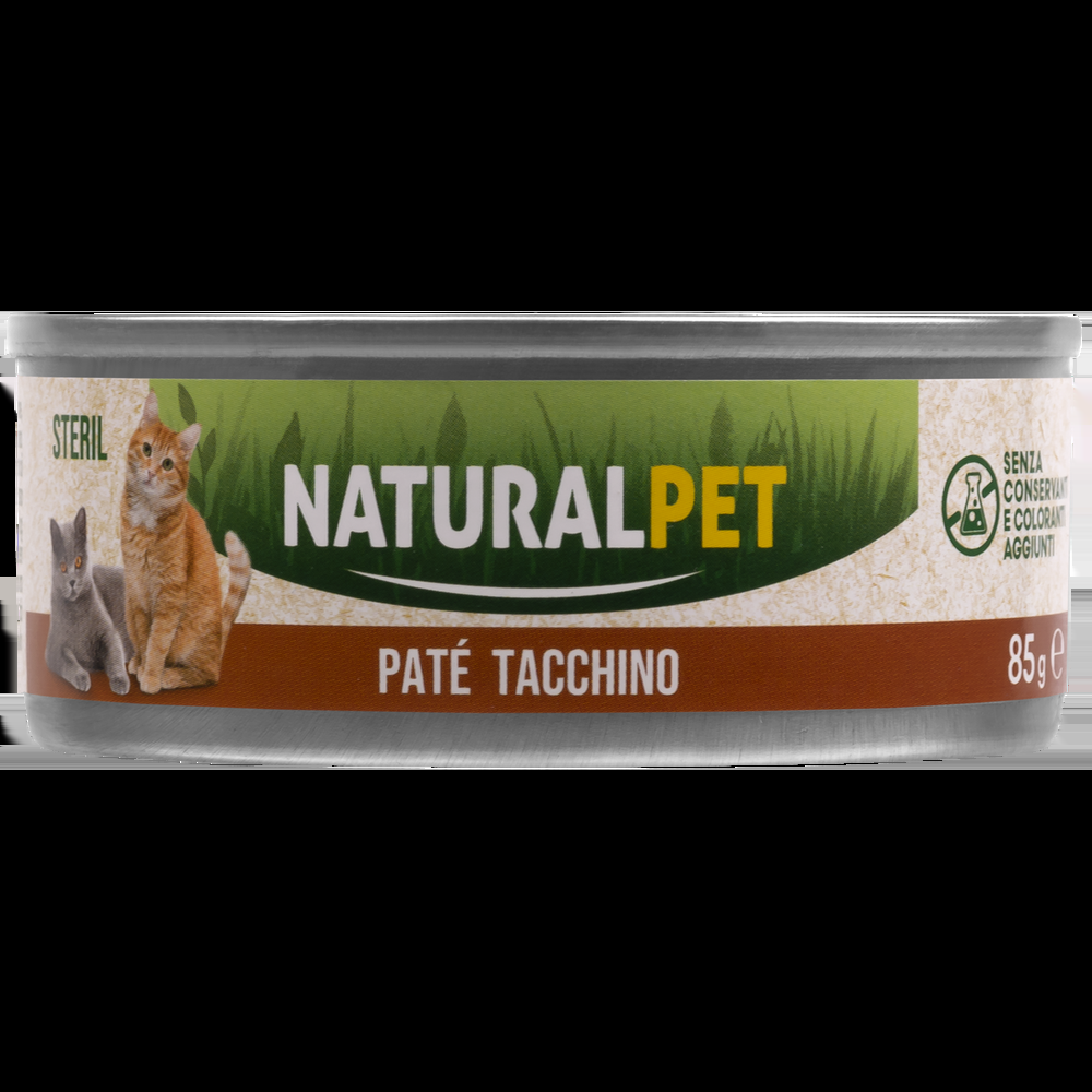 Naturalpet Cat Sterilised Paté al tacchino 85gr 000143898