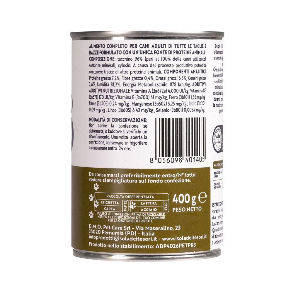 Monopro Dog Adult All Breeds Patè Tacchino 400 gr 000126816 Esporta salva