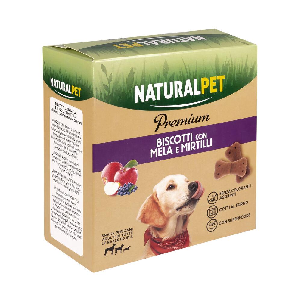 Naturalpet Premium Biscotti con mela e mirtilli 200 gr 000138817
