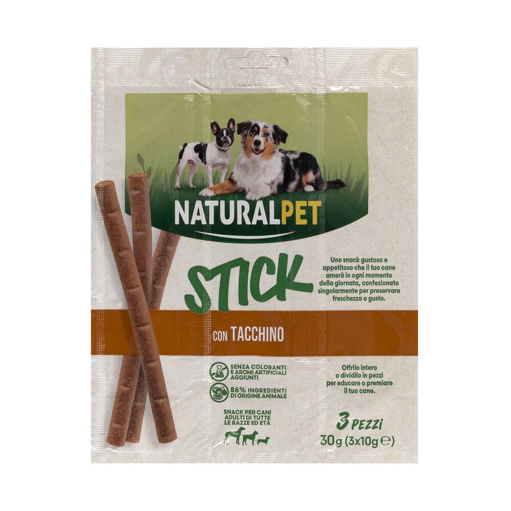 Naturalpet Dog Snack Stick ricco in Tacchino 30gr- 3pz 000138813