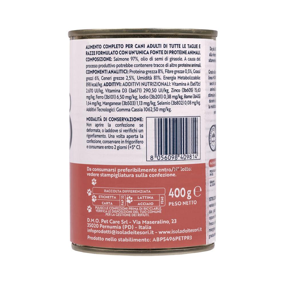 Monopro Dog All Breeds Paté Salmone 400gr 000126808 Spedizione Gratuita