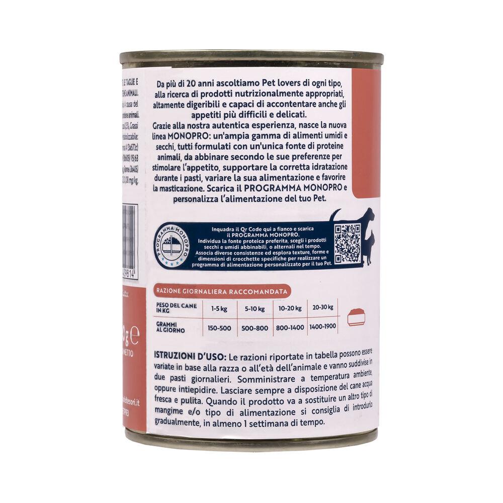 Monopro Dog All Breeds Paté Salmone 400gr 000126808 Spedizione Gratuita