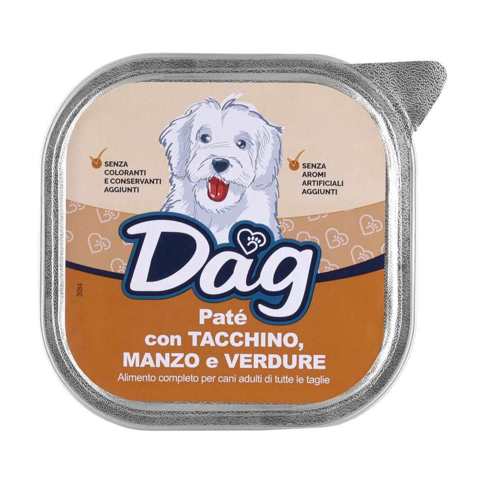 Dag Dog Adult All Breed paté con Tacchino manzo e verdure 300gr 000126835