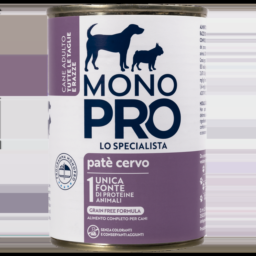 Monopro Dog Adult All breeds Patè Cervo 400 gr 000126849