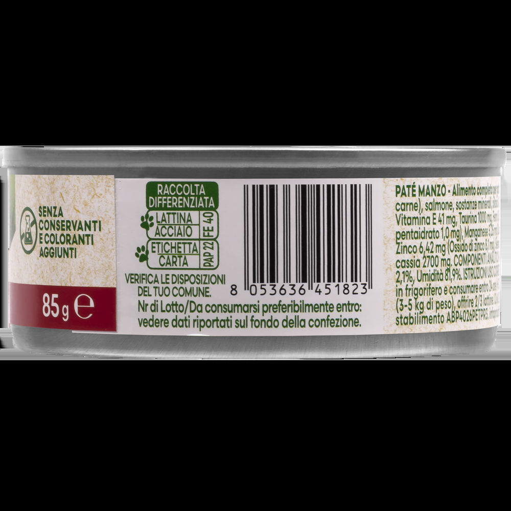 Naturalpet Cat Sterilised Paté Manzo 85gr 000143899 Hotsell