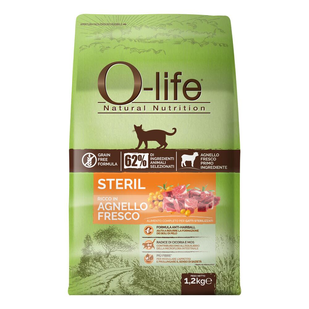 O-life Cat Adult Sterilised con Agnello 1 2 Kg 000140864