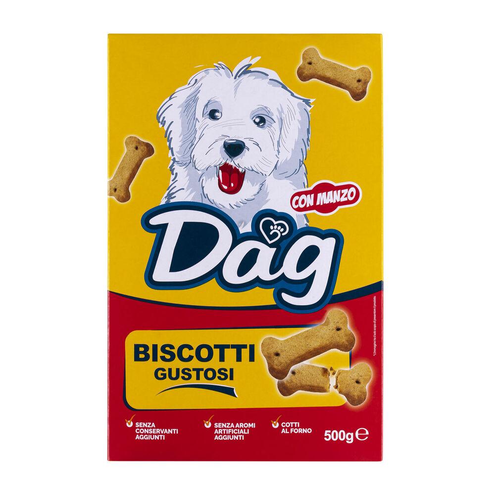 Dag Dog Adult Snack Biscotti Gustosi con Manzo 500gr 000134185 Offerta San Valentino