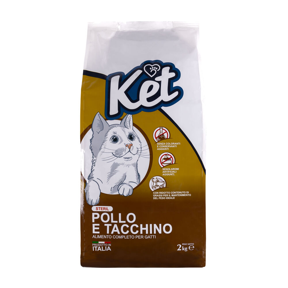 Ket Adult Sterilised Pollo e Tacchino 2 kg 000140991