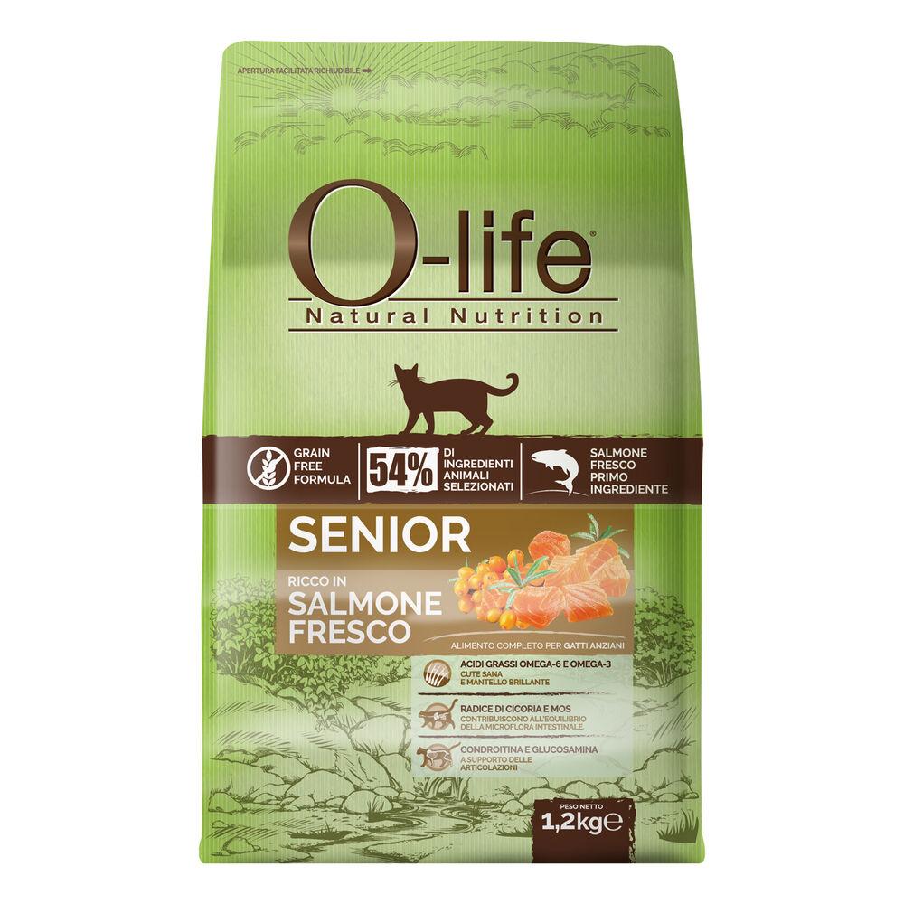 O-life Cat Senior con Salmone 1 2 Kg 000140866