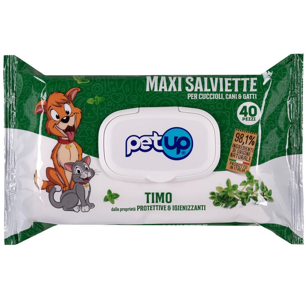 Petup Maxi Salviette con Timo 40 pz 000181561