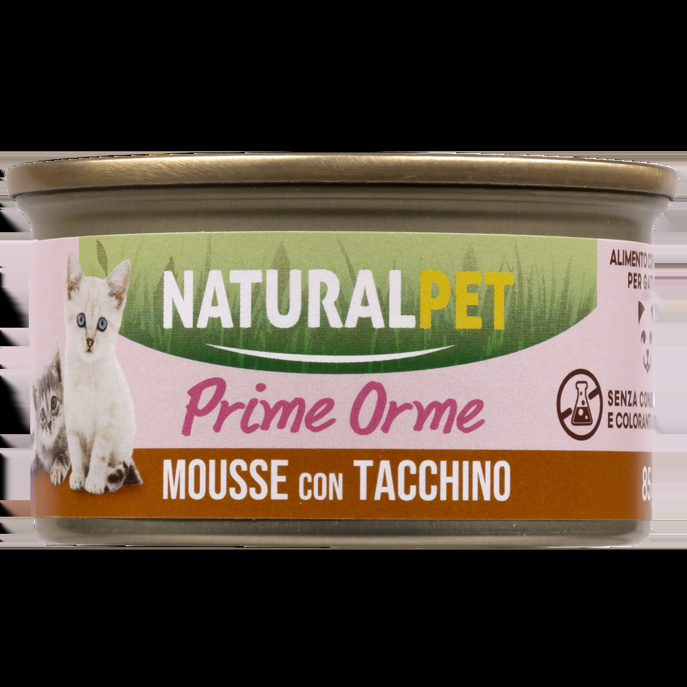 Naturalpet Kitten Prime Orme Mousse con Tacchino 85 gr 000143687