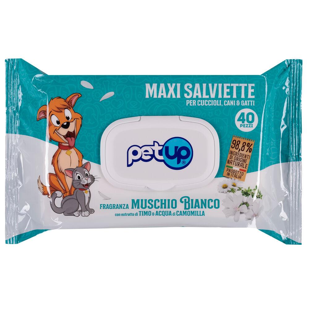 Petup Salviette con Muschio Bianco 40 pz 000181565