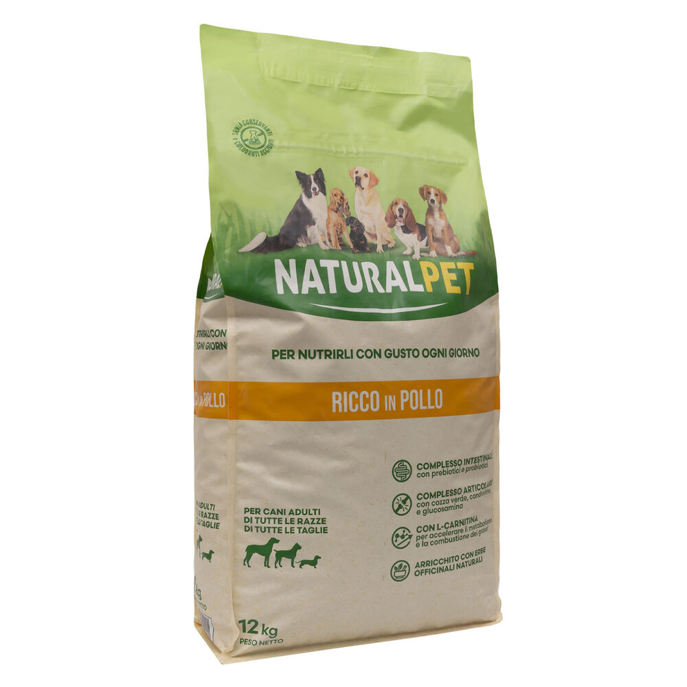 Naturalpet Dog Adult All Breed Ricco in Pollo 12 kg 000125796