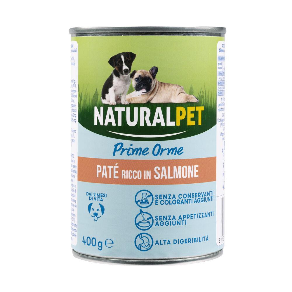 Naturalpet Prime Orme Puppy Paté ricco in Salmone 400gr 000126895 Presa
