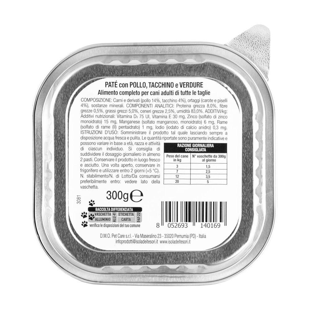 Dag Dog Adult All breeds Patè con Pollo tacchino e verdure 300 gr 000126832 In Saldo