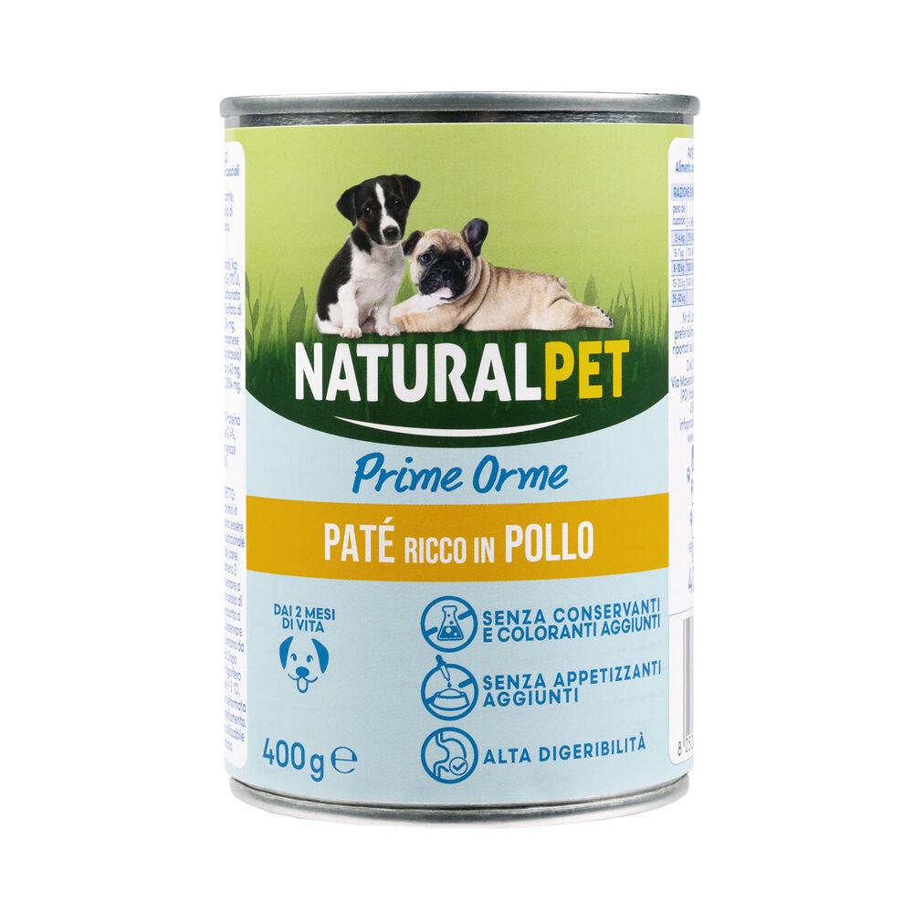 Naturalpet Prime Orme Puppy Paté ricco in Pollo 400gr 000126893