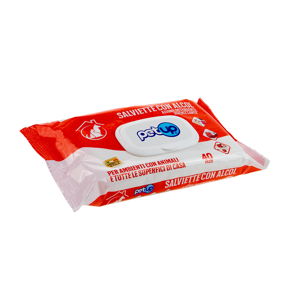 Petup Salviette con Alcol Igienizzanti 40 pz 000181563 Vendite stagionali