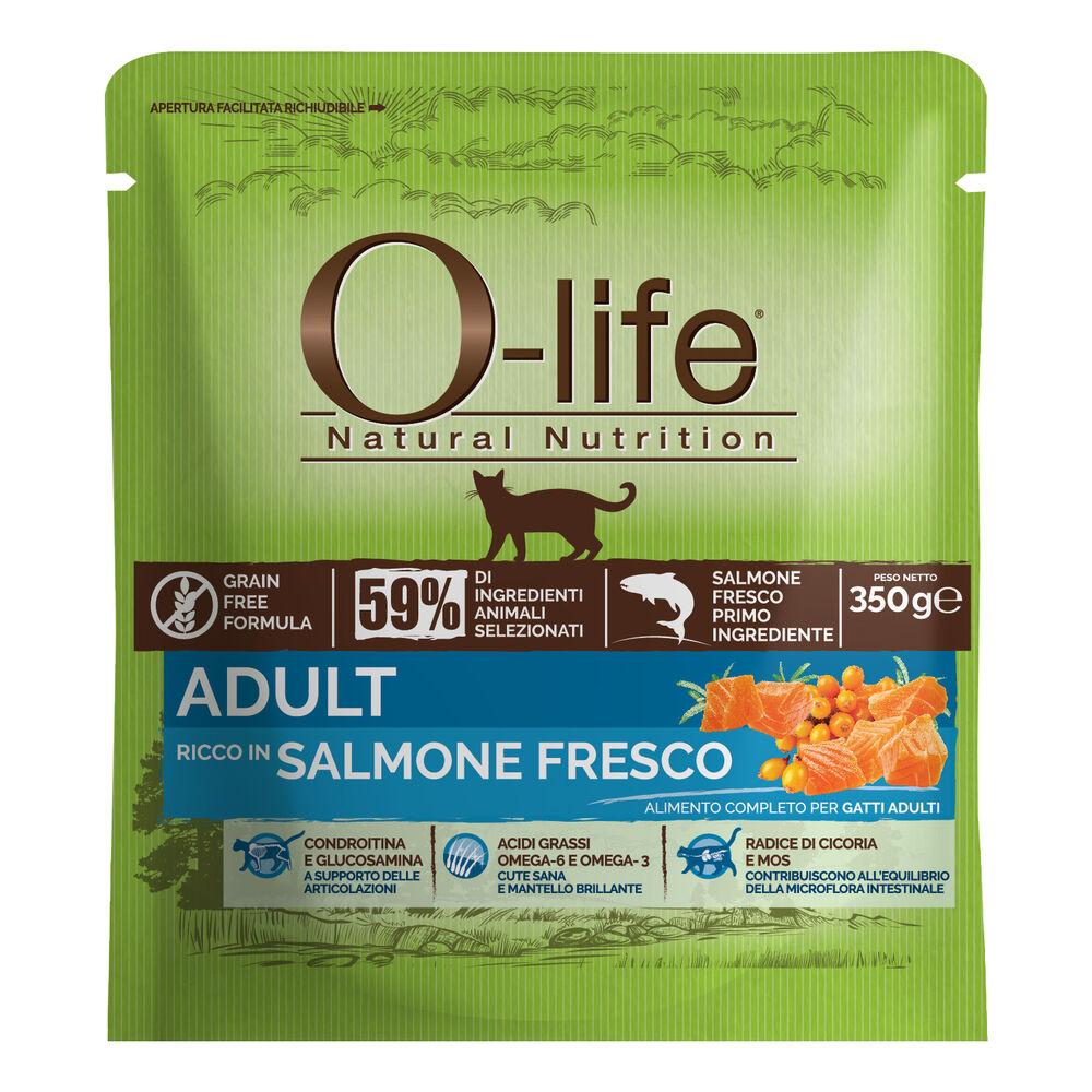 O-life Cat Adult con Salmone Fresco 350 gr 000140857