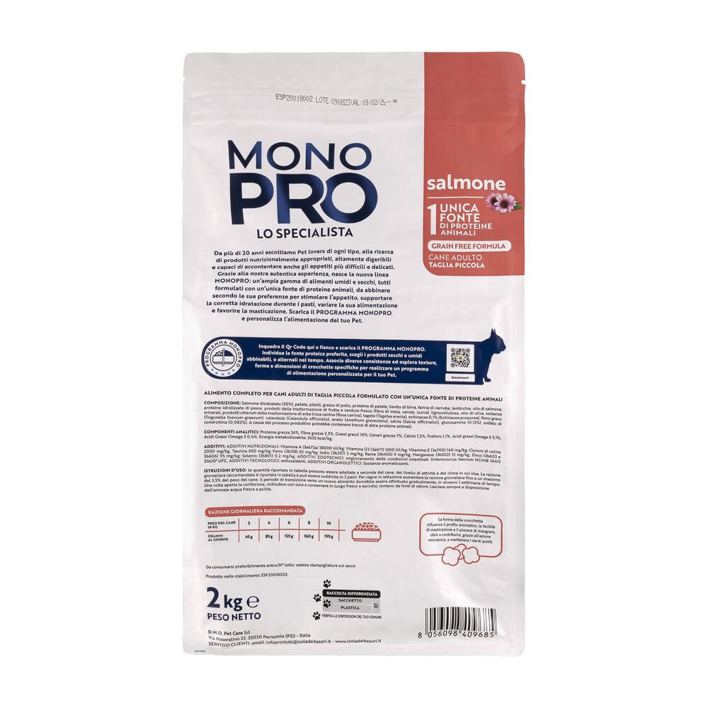 Monopro Dog Adult Mini Grain Free Salmone 2Kg 000125656 Super sconto