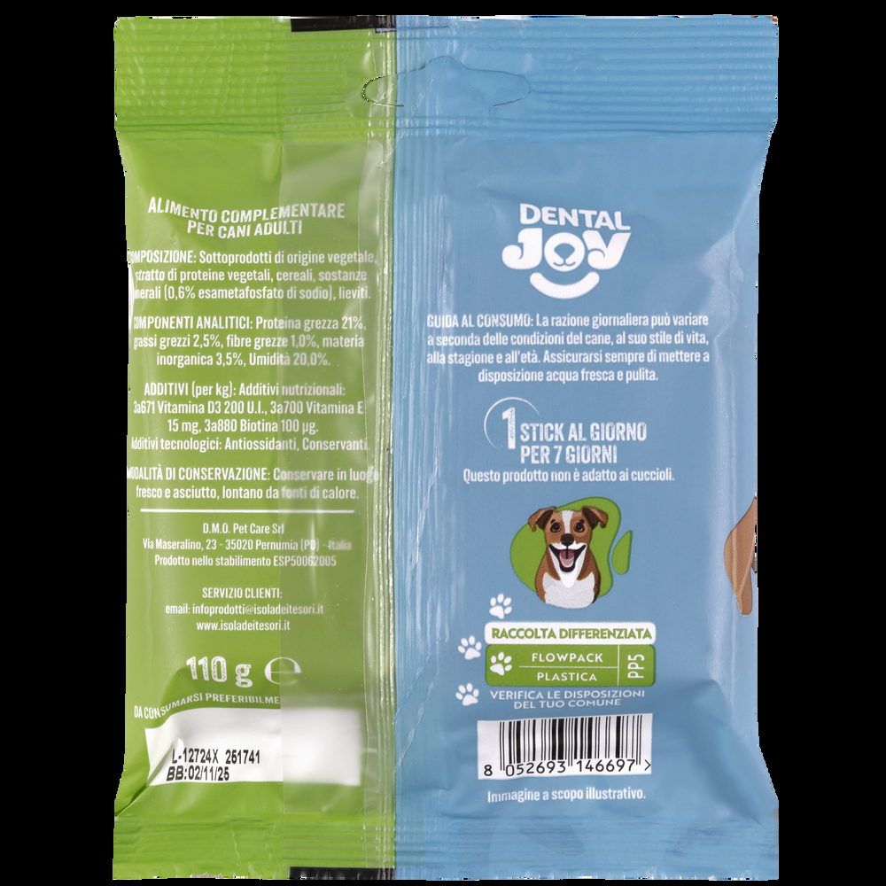 DentalJoy Dog Adult Mini Snack Vegetale 7 pz 000138855 Trasporto libero internazionale