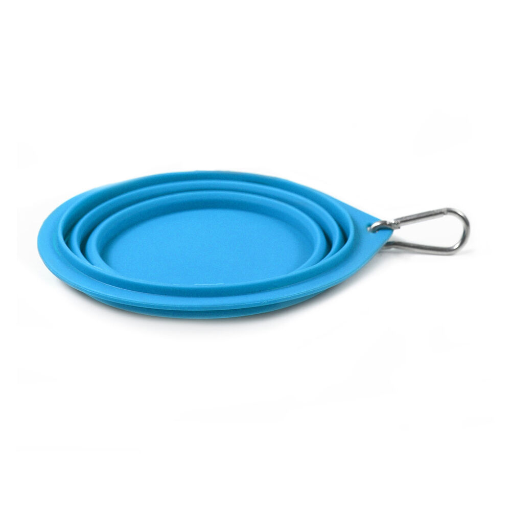 Petup Ciotola pieghevole in TPE azzurro 13x5 5 cm 000172445 50% di sconto per tempo limitato