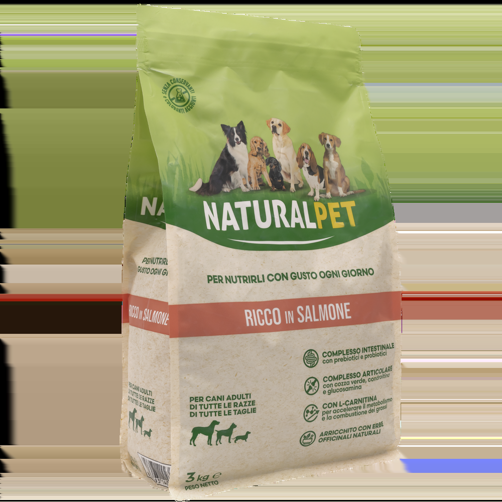 Naturalpet Dog Adult All Breed Ricche in Salmone 3 kg 000125782