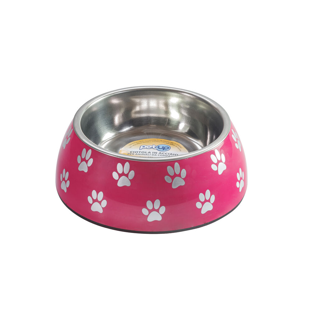 Petup Ciotola antiscivolo in acciaio fucsia 11cm 000172432 Negozi Online