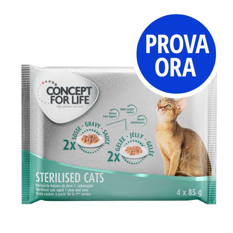 Bitiba Provalo Set misto Concept for Life 4 x 85 g