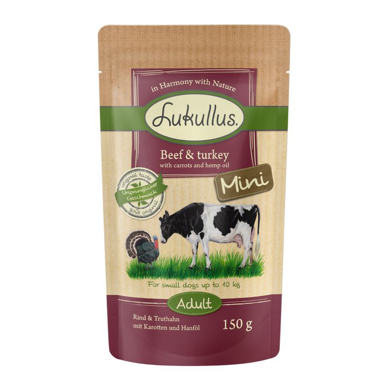 Bitiba Lukullus Naturale Adult Mini senza cereali 6 x 150 g