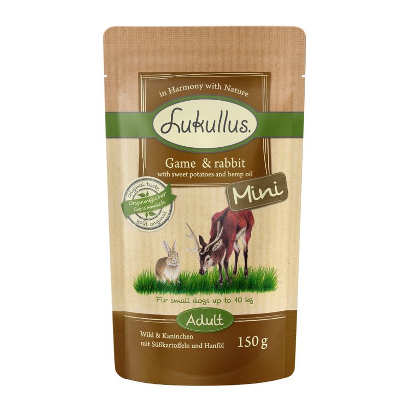 Bitiba Lukullus Naturale Adult Mini senza cereali 6 x 150 g Nuova