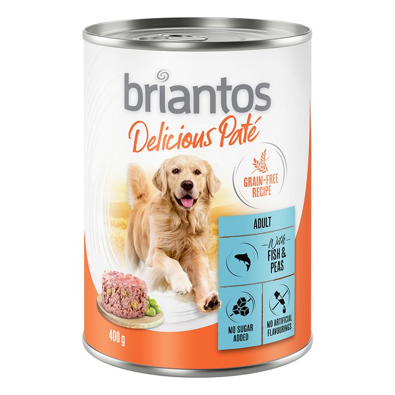 Bitiba Briantos Delicious Paté 6 x 400 g umido cane Italia