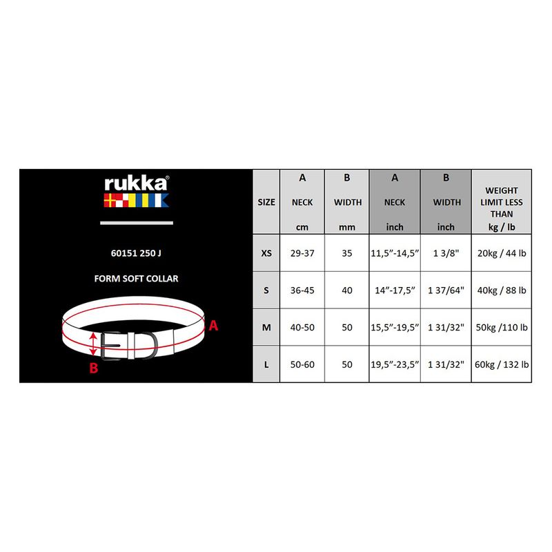 Bitiba Collare Rukka® Form Soft turchese Qualità Garantita
