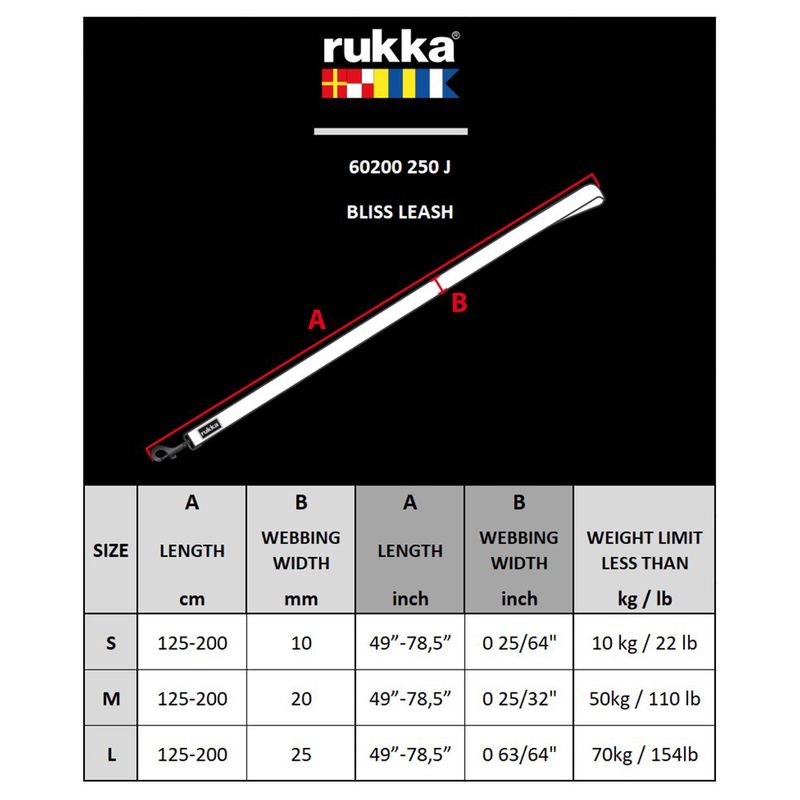 Bitiba Guinzaglio Rukka® Bliss turchese Promozione Limitata
